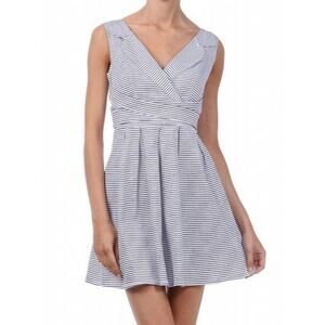 Wal G Y2k Babydoll Dress sz S- M Striped Fairy Pinup Coquette Rocka Vtg Bow Whit